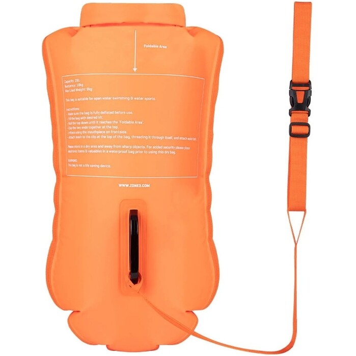 2024 Zone3 Mujer Thermal Agile Neopreno & Recycled 2 LED Light 28L Backpack Safety Buoy Bundle